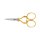 WaSa hardanger shears/embroidery scissor gold plated 3,5"