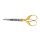 WaSa embroidery scissor gold plated 3,5"