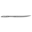 WaSa Gummischere blank, gebogen 7,5" (19,0 cm)