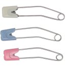 Baby safety pins 56 mm (100 pieces)