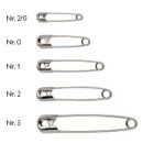 Safety Pins 60 mm (250 pieces)