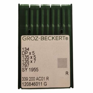 Groz-Beckert Nähmaschinennadeln 134-35 SAN 12 LR Nm 120 (100 Stück)