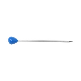 Tapezierstecker / Tapeziernadeln 1,4 x 60 mm großer Nadelkopf (100 Stück) blau