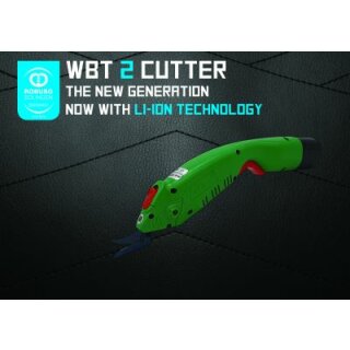 Professionelle WBT-2 CUTTER Akkuschere Microverzahnt für technische Textilien 