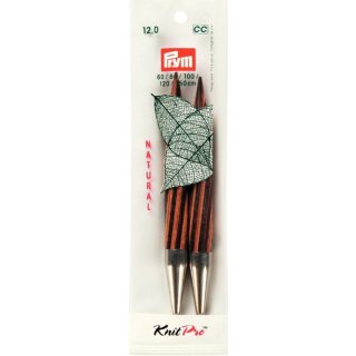 Prym Knitting pin points long NATURAL 12.8 cm 12.00 mm multi col (2 pcs)