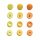 Prym Prym Love Color Snaps Mini Annähoptik gelb (36 Stück)