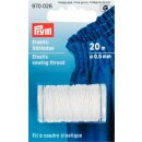 Prym Elastic Sewing Thread 0.5 mm white (20 m)