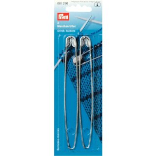 Prym Stitch holders stainless steel 135 mm silver col (2 pcs)