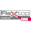 BMI Rahmenbandmaß ERGOLINE cm/cm Teilung, Stahl gelblackiert ISOLAN, Flextop Anfangsbeschlag