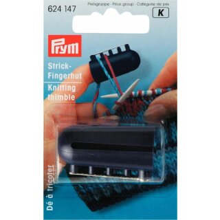 Prym Knitting Thimble Plastic with 4 yarn guides (1 pc)