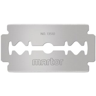 Lama industriale MARTOR n. 13510, inox, 0,10 mm (250 incartate)