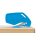 MARTOR SECUMAX PLASTICUT safety knife, cyan, stainless, TiN (10 in a box)