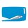 MARTOR SECUMAX VISICUT safety knife, cyan (10 in a box)