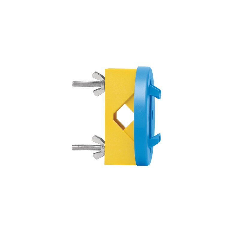 Boîte De Rangement Martor 9810 Pour Lames Usagées - Sécurité, Élimination | Bleu/Jaune, Plastique