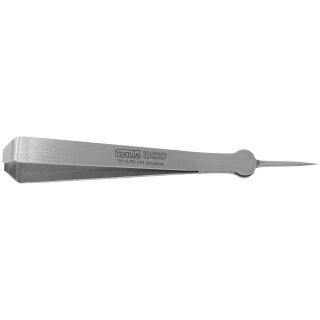 TEXTILIA Pinza per pulitura tessuti con punteruolo, larga 12 mm – 140 mm