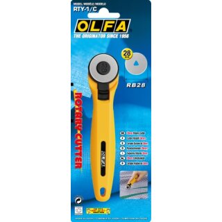 Olfa  rotary cutter (RTY-1/C) 28 mm (1 piece)