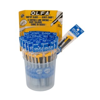 OLFA 180-BT/36 Cutters 9 mm manche métal – seau de 36 pièces