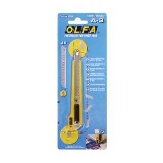 Olfa coltello da taglio per grafica con due lame da 9 mm (A-3)