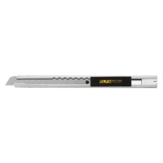 OLFA SVR-1 Utility Knife 9 mm – Stainless Steel Handle, AB-S Blade
