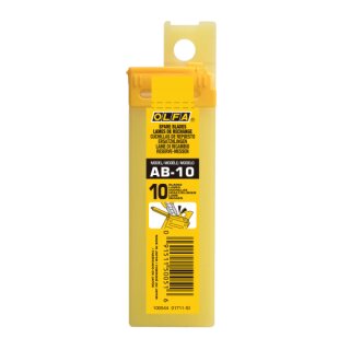 Olfa lamette 9 mm (10 pezzi) (AB-10)
