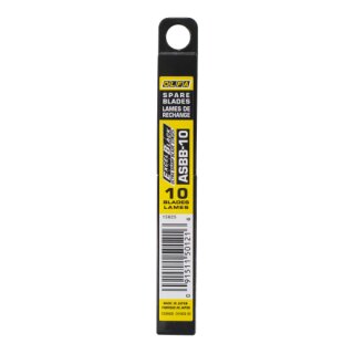 OLFA ASBB-10 Snap-Off Blades 9 mm Excel Black, Slim Hang Case – 10 pcs
