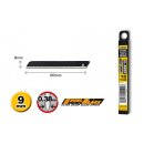 OLFA ASBB-10 Snap-Off Blades 9 mm Excel Black, Slim Hang Case – 10 pcs