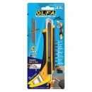 OLFA L8-AL Cutter 18 mm – Auto-Lock, pointe métal coudée