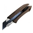 OLFA WD-AL/BRN Woody Cutter 18 mm – Auto-Lock, Holz-Verbundgriff