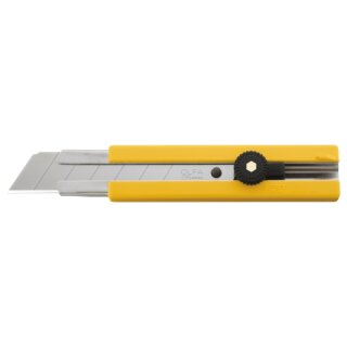 OLFA H-1 Cuttermesser 25 mm – Rädchenverschluss, Gummipolster