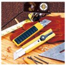 OLFA H-1 Cuttermesser 25 mm – Rädchenverschluss, Gummipolster