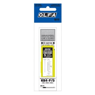 OLFA KB4-P/5 Plastic Scoring Blades for AK-4 Art Knife – 5 pcs