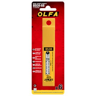Olfa lamette per Raschietto XSR (6 pezzi) (BS08-6B)