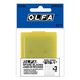 Olfa lamette für BTC-1 (3 pezzi) (BTB1)