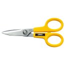 OLFA SCS-1 All-Purpose Scissors Small – Stainless Steel, Serrated Edge