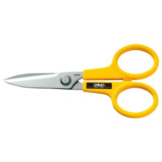OLFA SCS-2 All-Purpose Scissors Large – Stainless Steel, Serrated Edge