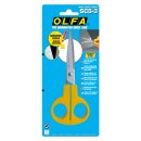 OLFA SCS-3 Ciseaux multi-usages – inox, tranchant denté, lames de 65 mm