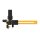 OLFA CMP-3 Compas coupeur pour tissu – lame rotative 18 mm, Ø 4–22 cm