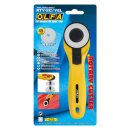 OLFA RTY-2C/YEL Rotary Cutter 45 mm – Quick Blade Change, Yellow