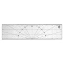 OLFA MQR-15x60 Règle de patchwork 15 x 60 cm – antidérapante, quadrillage cm