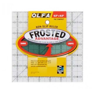 OLFA® 6-1/2" Square Frosted Acrylic Ruler (QR-6S)