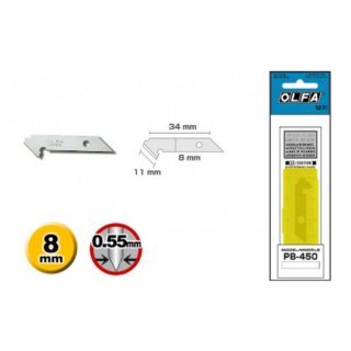OLFA® box avec 5 lames pour PC-S (PB-450)