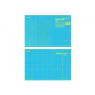OLFA RM-IC-C-RC/AQA Schneidematte 45 x 30 cm – aqua, cm/Zoll, DEHP-frei