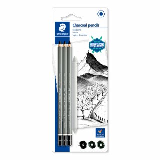 Staedtler Kohlestift Lumog. BK 100% PEFC (VE=10stk)