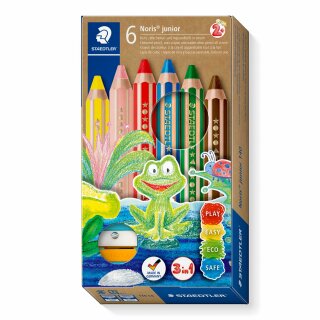Staedtler Buntstift Noris junio 6ST 100% PEFC