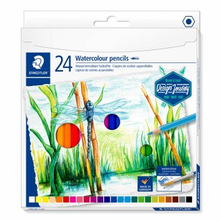 Staedtler Farbstift aquarell 24ST 100% PEFC (VE=5stk)