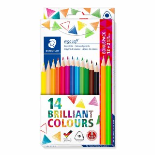 Staedtler Buntstift ergos. neon 14ST FSC 100% (VE=10stk)