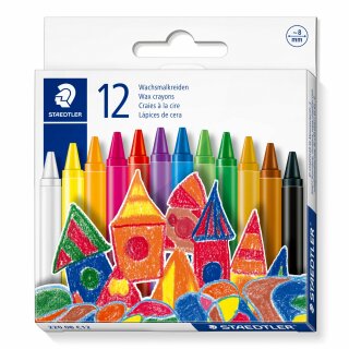 Staedtler Wachsmalkreide 8mm 12St.
