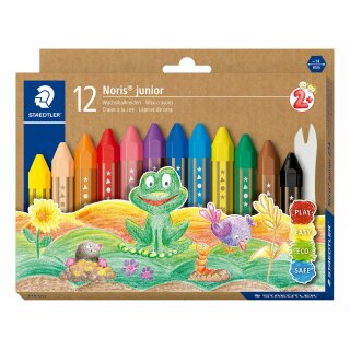 Staedtler Wachsmalkreide Noris jun 12ST Etui