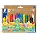 Staedtler Wachsmalkreide Noris jun 12ST Etui