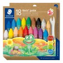 Staedtler Wachsmalkreide Noris jun 18ST Etui